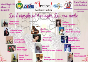 L'8 maggio in diretta FB l'evento "Lei, l'orgoglio ed il coraggio. Lei: una madre"