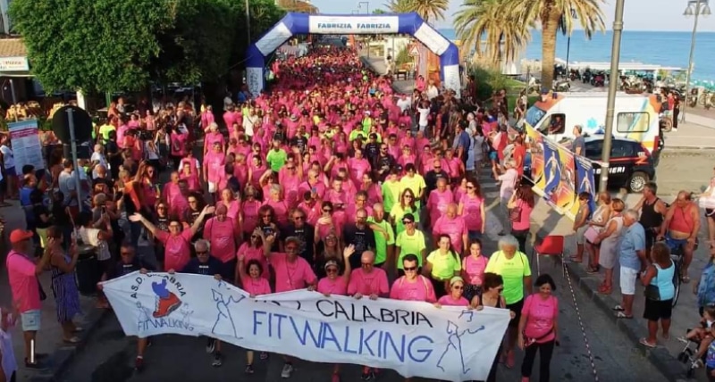 A.S.D. Calabria Fitwalking protagonista della 7ª tappa Run4Hope in favore di AIRC