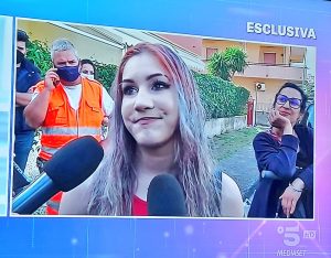 Denise, la ragazza di Scalea a "Pomeriggio 5"