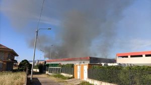 Incendio Calabra Maceri a Rende
