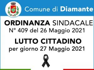 L'ordinanza del comune di Diamante
