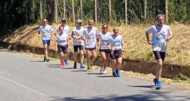 RUN4HOPE, ieri la prima tappa da Castrovillari a Rende-Cosenza