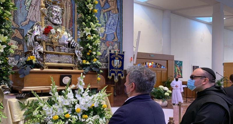 San Francesco di Paola, Spirlì_ «Ci aiuti a superare la pandemia»