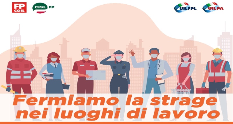 Sicurezza sul lavoro_ 20 maggio assemblea sit-in con CGIL, CISL e UIL