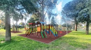 giochi e arredi ecosostenibili parco Nicholas Green
