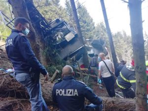la tragedia della funivia Stresa-Mottarone
