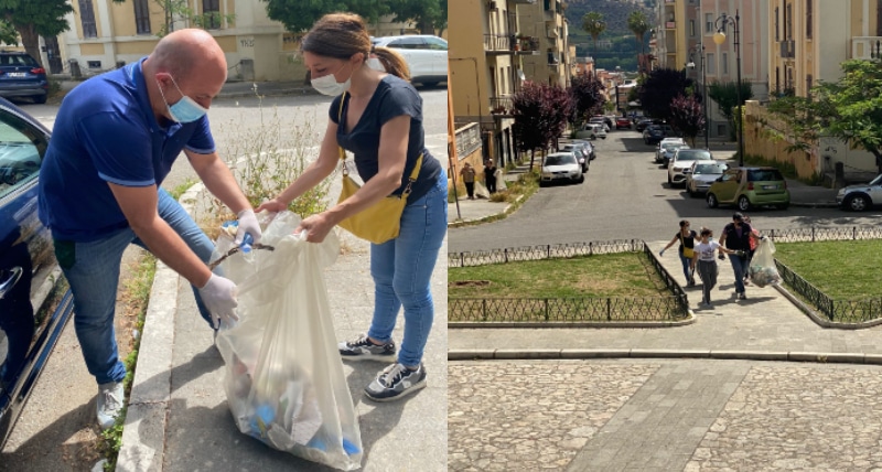 Cosenza _ una domenica per il bene pubblico con _Sporchiamoci le mani_