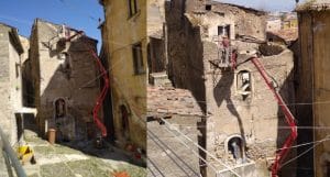Crolli a Cosenza vecchia, Occhiuto_ _Iniziati lavori per demolire rudere a Santa Lucia_