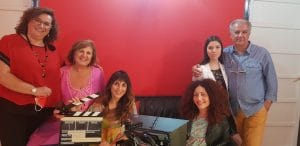 Il cast del docufilm la sciarpa della pace