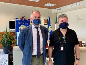 Il presidente Spirlì e il ministro Garavaglia