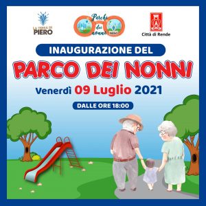 Inaugurazione a Rende del Parco dei Nonni, targato _La Terra di Piero_ 1