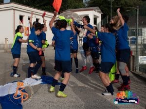 La festa al termine della gara dell'Eugenio Coscarello (Ph. Benedetta Pirrotta di Tutto Lo sport in un clic)