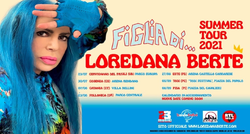 Loredana Bertè in concerto a Cosenza con il suo _Figlia di... Summer Tour_