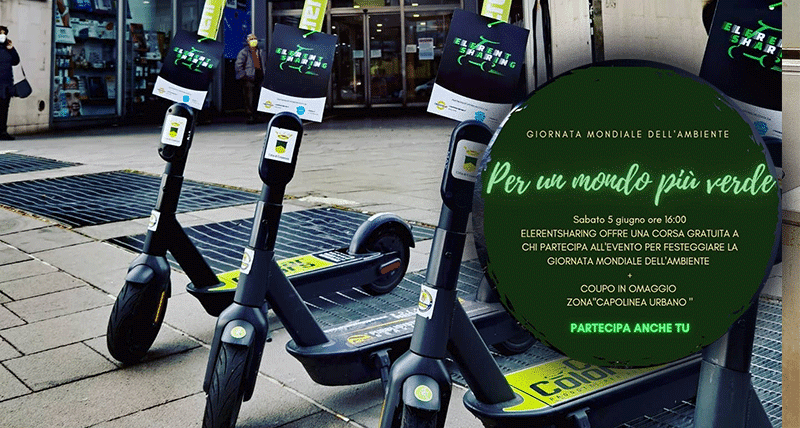 Giornata Mondiale dell'Ambiente, sabato 5 giugno evento Elerent a Cosenza