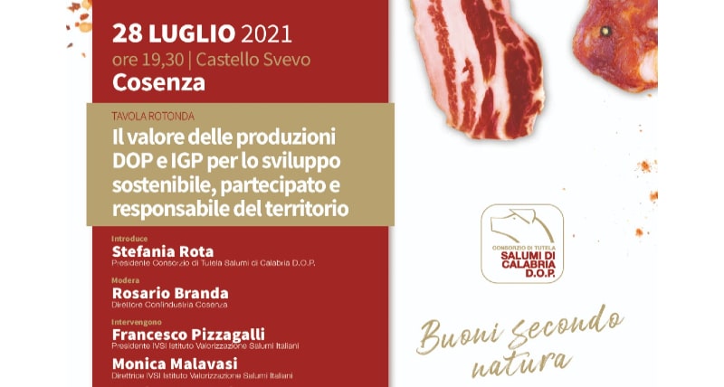A Cosenza _Il valore delle produzioni DOP e IGP_ per un momento di riflessione, confronto e approfondimento