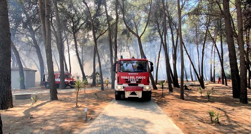 Cassano_ il sindaco ringrazia la Task Force che ha domato l'incendio di Fuscolara