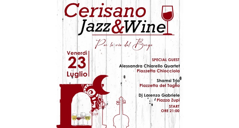 _Cerisano Jazz & wine_ in scena venerdì 23 luglio