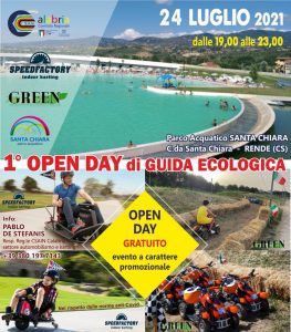 Il 24 luglio al Parco Acquatico di Rende, il 1° Open day di guida ecologica
