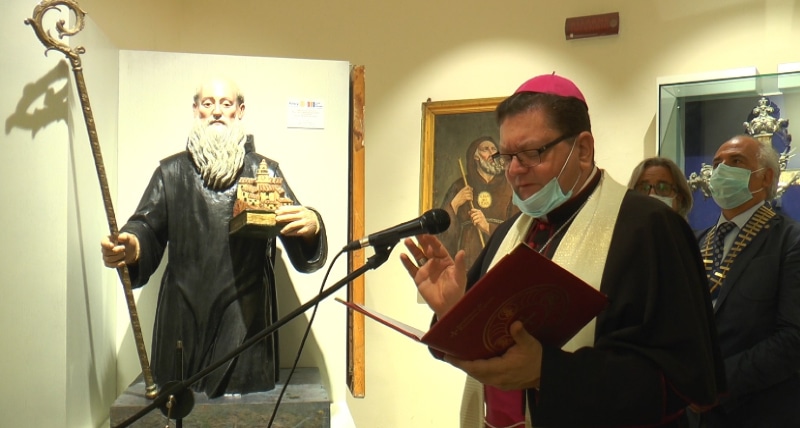 Il Rotary Club Corigliano-Rossano Sybaris recupera il busto ligneo di San Nilo