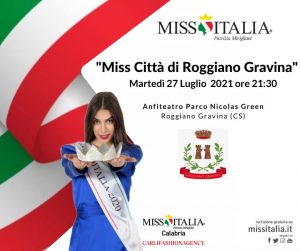 Locandina Miss Città di Roggiano Gravina_Miss Italia Calabria