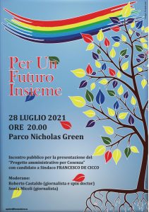 _Per un futuro insieme__ l'incontro pubblico del candidato a sindaco di Cosenza De Cicco 2