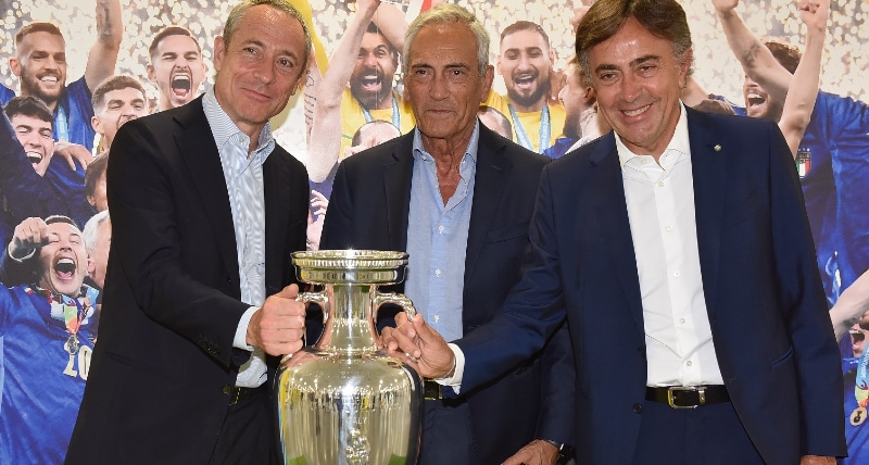 Poste Italiane Euro2020_ i ringraziamenti del presidente Gravina