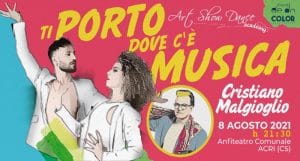 _Ti porto dove c'è musica_ con Malgioglio 8 agosto Anfiteatro comunale di Acri