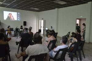 gli artisti durante la residenza ai BoCs Art