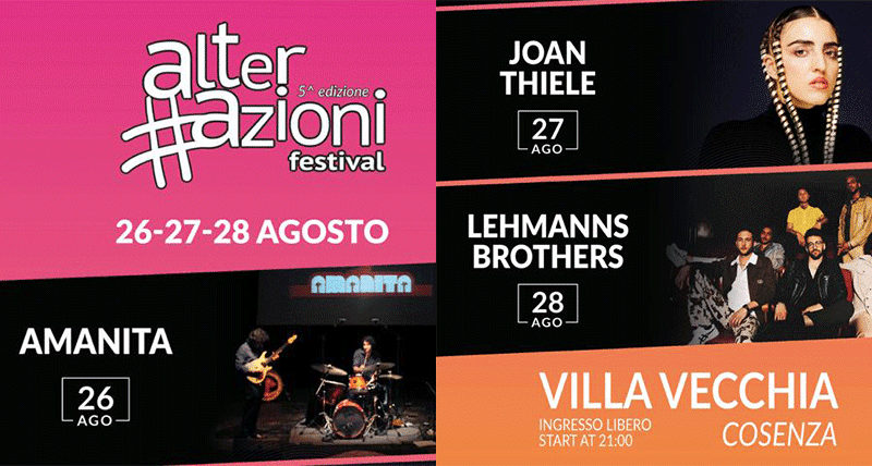 Alterazioni Festival Cosenza Centro Storico