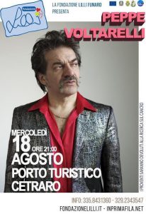 Cetraro (CS) il 18 agosto Peppe Voltarelli canta per Lilli 2