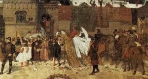 Cosenza _particolare del sipario storico del Teatro Rendano