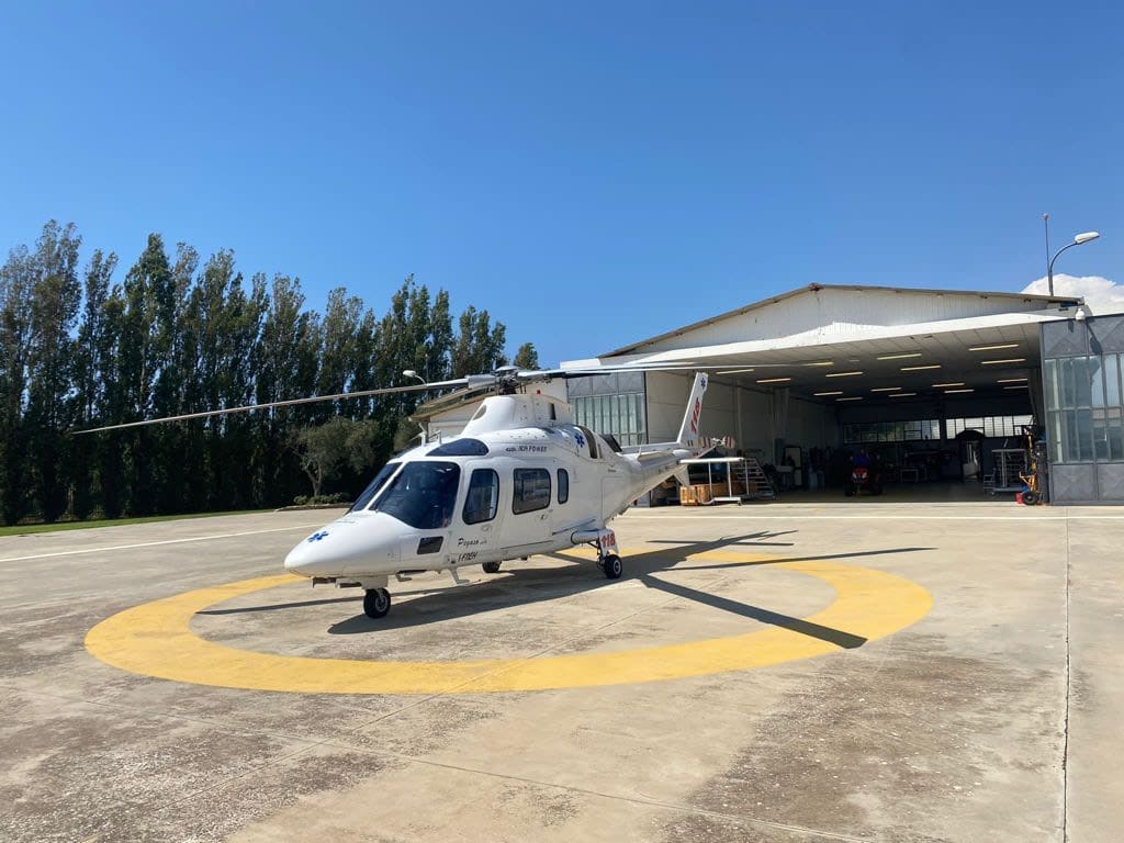 Elisoccorso di Cosenza Elitaliana comunica il servizio nuovamente operativo