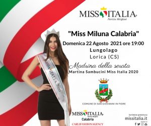 Locandina Miss Miluna Calabria