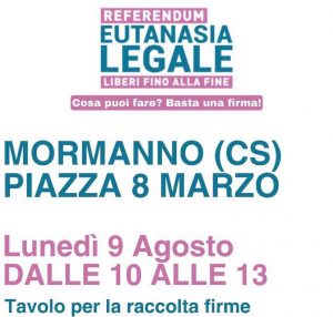 MORMANNO_Eutanasia_Legale