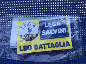 Mascherine elettorali Leo Battaglia