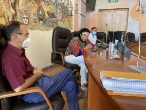 il direttore sanitario Barbato e il commissario Matsrobuono