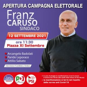 Apertura campagna elettorale Franz Caruso