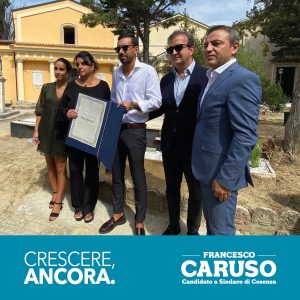 Cosenza, cittadinanza onoraria a Gigi Marulla. Caruso_ _Indimenticabile campione_ 2