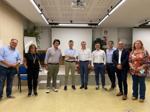 Francesco Caruso con il Consiglio dell'Ordine degli Ingegneri