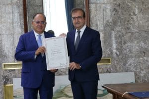 Il Sindaco e il Rettore Gaudio