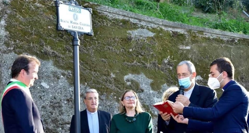 Intitolato, alla presenza del Sindaco Occhiuto, Largo Beata Maria Cristina di Savoia