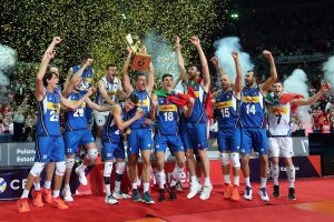 L'Italia del Volley campione d'Europa (Ph. FIVB)