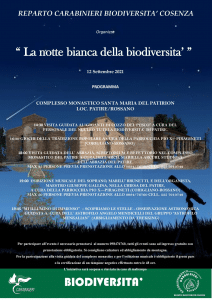 Rossano, tutto pronto per la notte della Biodiversità di domenica 12 settembre