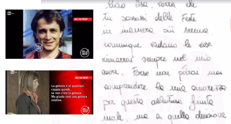 Omicidio Bergamini a “Chi l’ha visto_”_ la lettera di Denis ad Isabella Internò