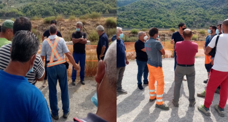 Ritardi nei pagamenti_ lavori sospesi nel cantiere della strada Sila-Mare