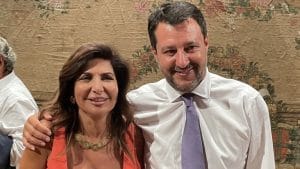 Simona Loizzo e Matteo Salvini
