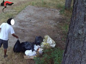 abbandono rifiuti in Sila