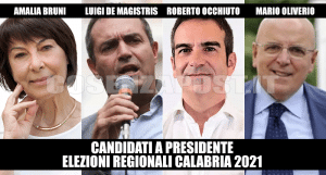 Candidati a presidente della Regione Calabria 2021
