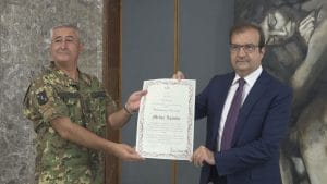 il Sindaco e il Generale Tota
