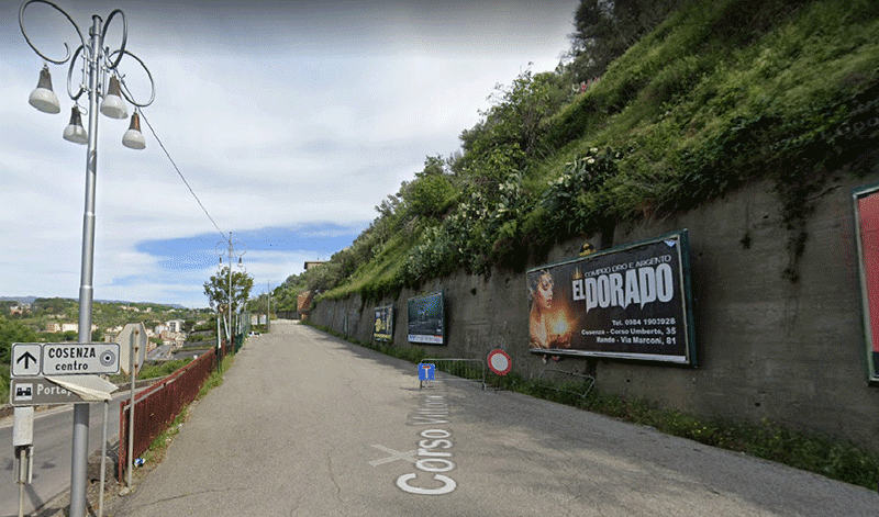 Cosenza, frana di Portapiana